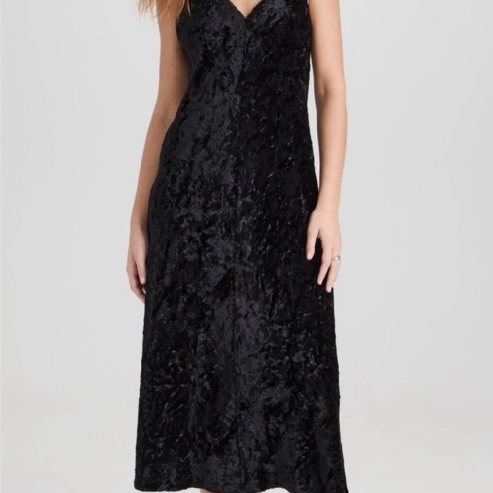 Elegant Black Velvet Dress